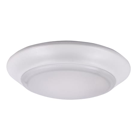 Designers Fountain 7 inch White Integrated LED Ceiling or Flush Mount Disk Light Trim, 3000K EVDK690DWH30